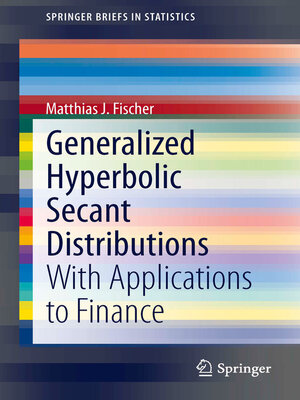 cover image of Generalized Hyperbolic Secant Distributions
